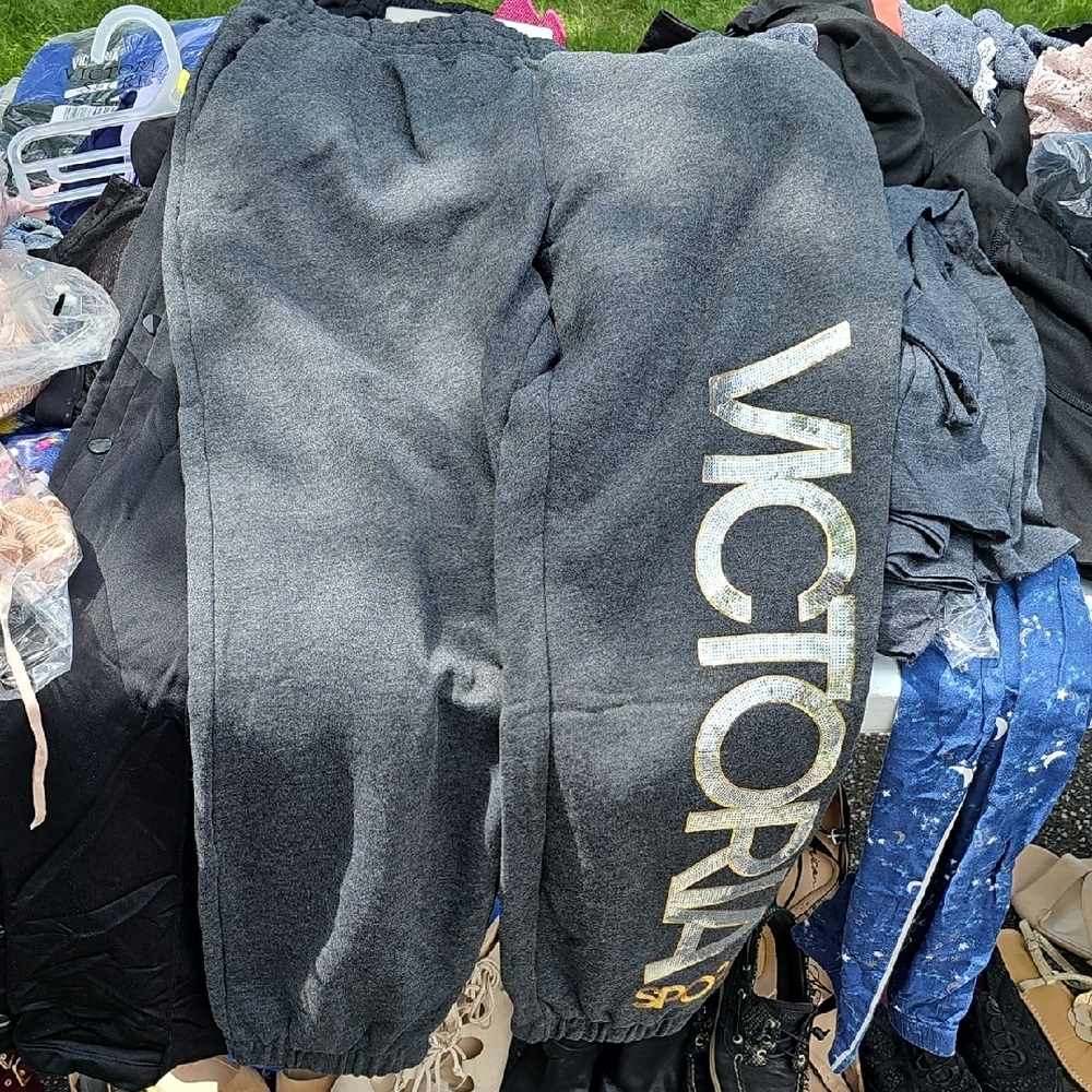 Victoria's Secret Gray Straight Leg Pants